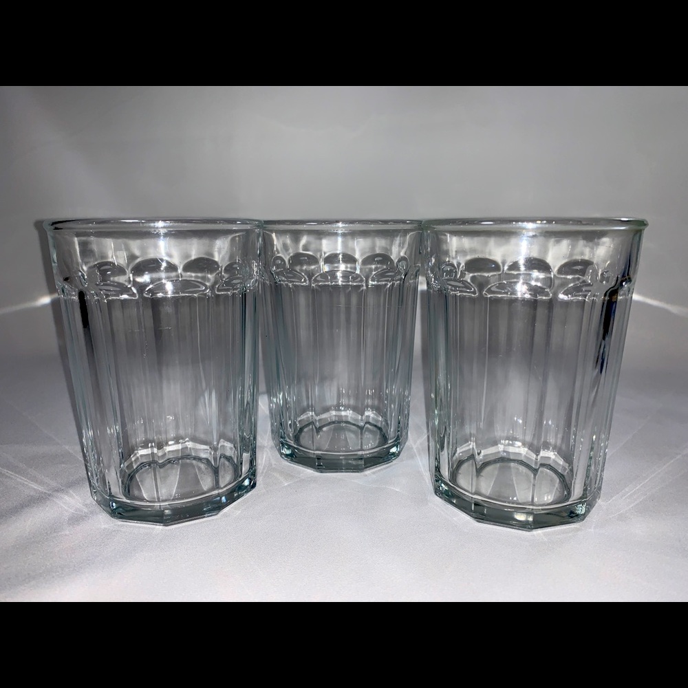 Vintage luminarc 21oz drinking glasses